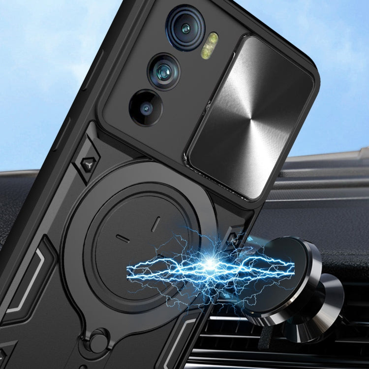 CD Texture Sliding Camshield Magnetic Holder Phone Case, For Motorola Moto G30 / G20 / G10
