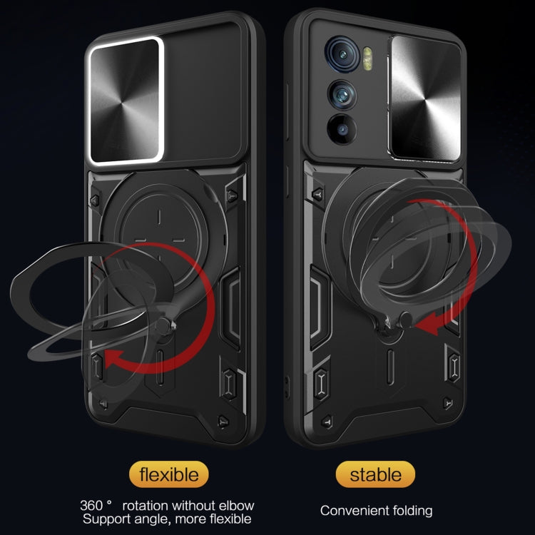 CD Texture Sliding Camshield Magnetic Holder Phone Case, For Motorola Moto G30 / G20 / G10