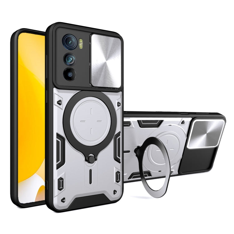 CD Texture Sliding Camshield Magnetic Holder Phone Case, For Motorola Moto G30 / G20 / G10