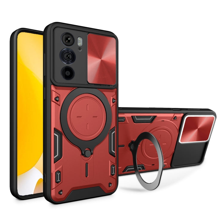 CD Texture Sliding Camshield Magnetic Holder Phone Case, For Motorola Moto G30 / G20 / G10