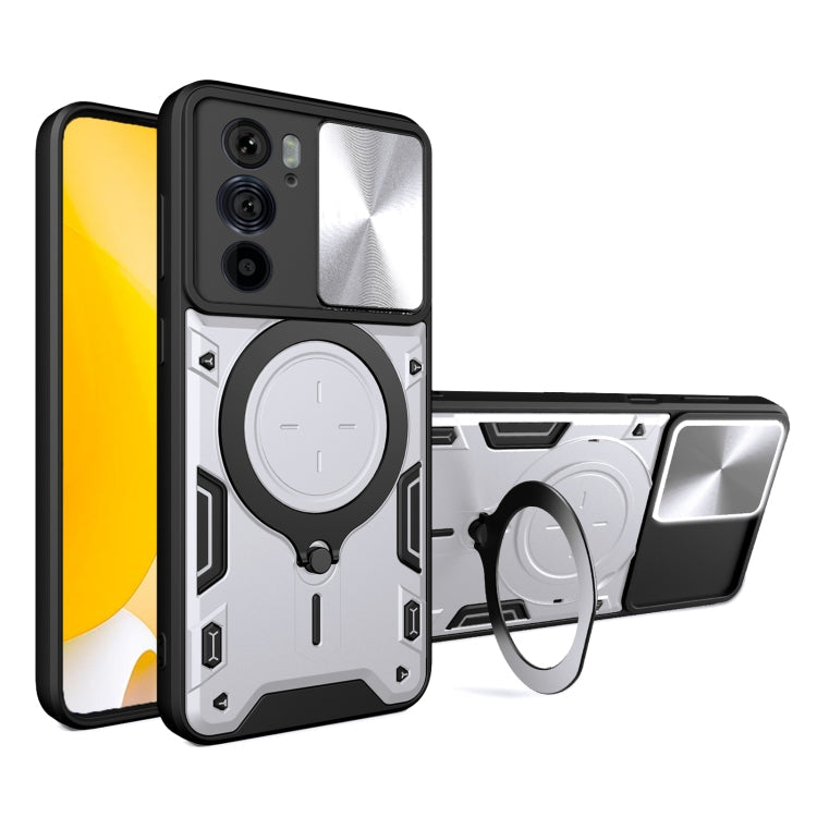 CD Texture Sliding Camshield Magnetic Holder Phone Case, For Motorola Moto G30 / G20 / G10