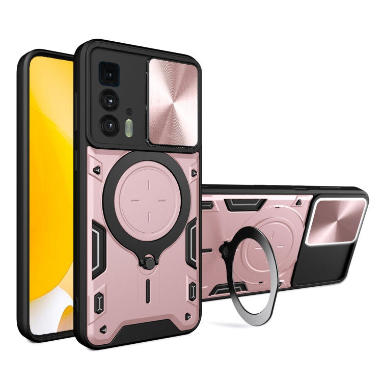 CD Texture Sliding Camshield Magnetic Holder Phone Case, For Motorola Moto G30 / G20 / G10