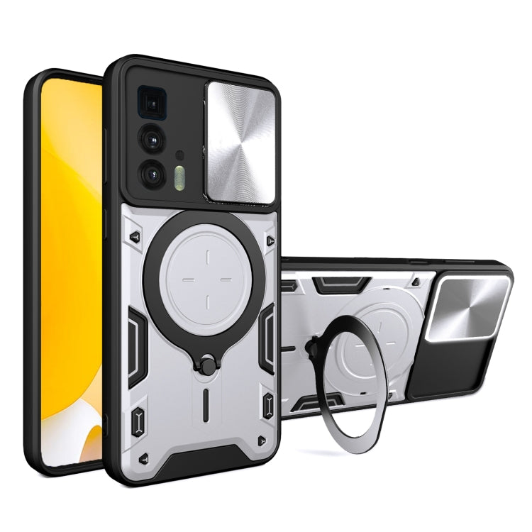 CD Texture Sliding Camshield Magnetic Holder Phone Case, For Motorola Moto G30 / G20 / G10