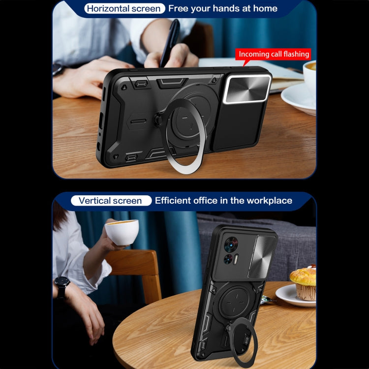 CD Texture Sliding Camshield Magnetic Holder Phone Case, For Motorola Moto G22 / E32, For Motorola Edge 30, For Motorola Edge 30 Pro, For Motorola Moto E20 / E30 / E40