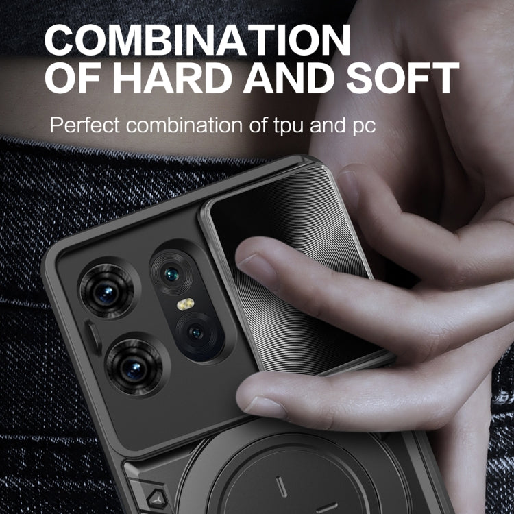 CD Texture Sliding Camshield Magnetic Holder Phone Case, For Motorola Edge 30 Fusion, For Motorola Edge 30 Neo, For Motorola Moto G62, For Motorola Edge 30 Ultra