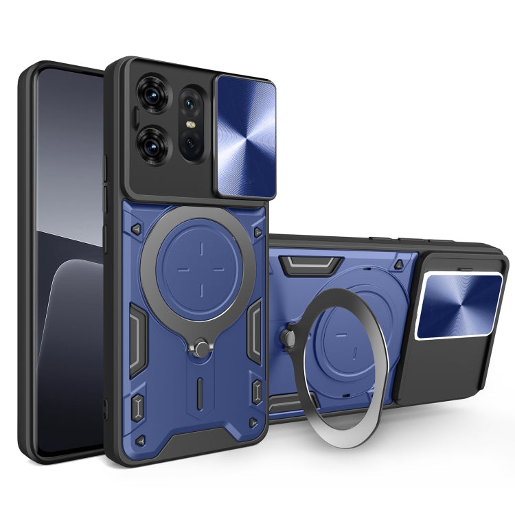 CD Texture Sliding Camshield Magnetic Holder Phone Case, For Motorola Edge 50 Pro Global, For Motorola Moto G24 Power, For Motorola Moto E13, For Motorola Moto E22 / E22i