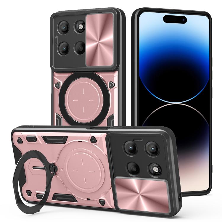CD Texture Sliding Camshield Magnetic Holder Phone Case, For Motorola Moto G15 / G17 4G, For Motorola Edge 70 5G, For Motorola Moto G56 5G, For Motorola Moto G05