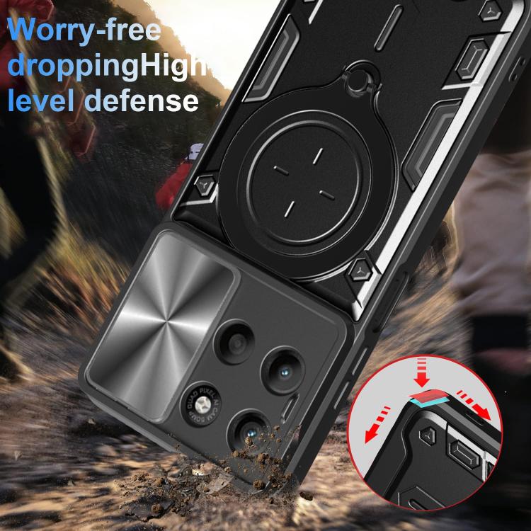 CD Texture Sliding Camshield Magnetic Holder Phone Case, For Motorola Moto G15 / G17 4G, For Motorola Edge 70 5G, For Motorola Moto G56 5G, For Motorola Moto G05