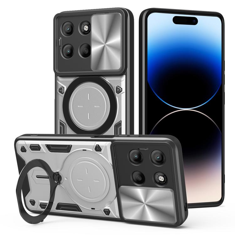 CD Texture Sliding Camshield Magnetic Holder Phone Case, For Motorola Moto G15 / G17 4G, For Motorola Edge 70 5G, For Motorola Moto G56 5G, For Motorola Moto G05