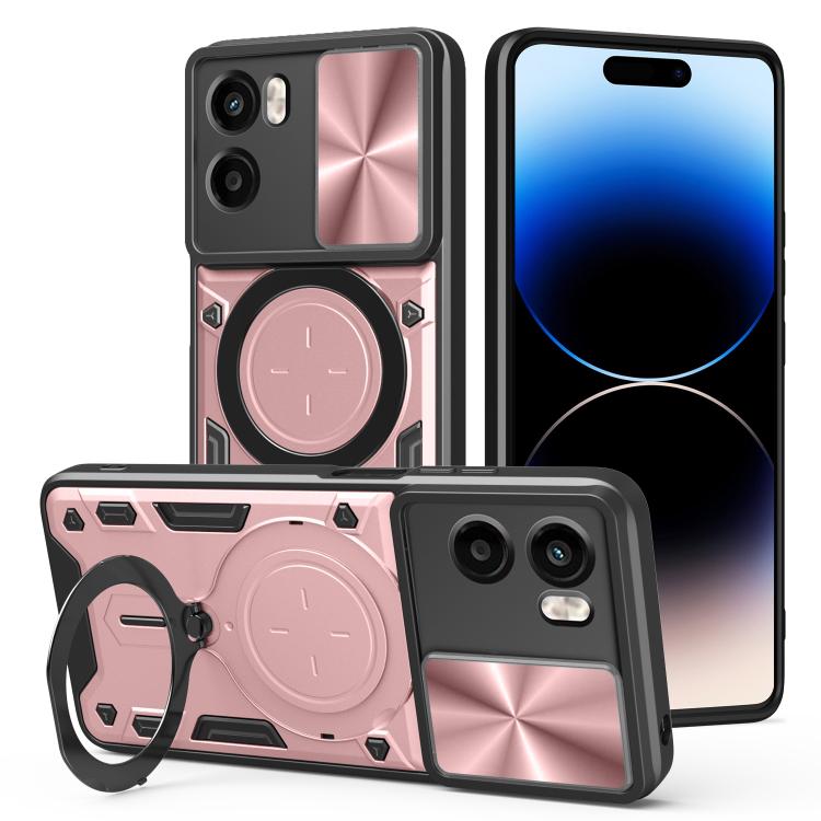 CD Texture Sliding Camshield Magnetic Holder Phone Case, For Motorola Moto G35, For Motorola Moto G55, For Motorola Edge 50 Neo, For Motorola Moto G85