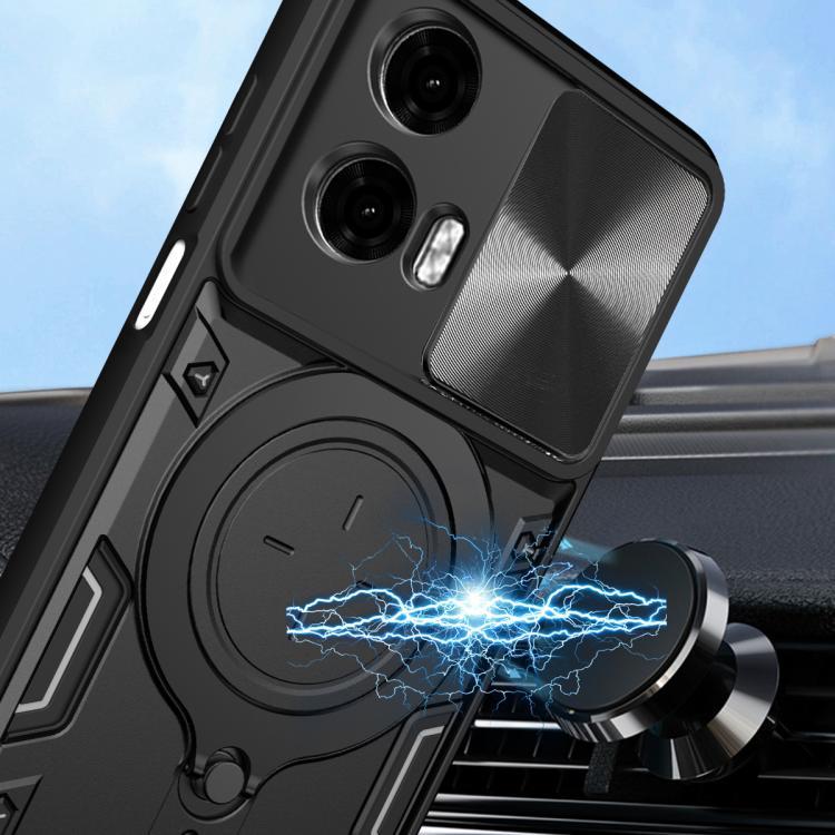 CD Texture Sliding Camshield Magnetic Holder Phone Case, For Motorola Edge 30 Fusion, For Motorola Edge 30 Neo, For Motorola Moto G62, For Motorola Edge 30 Ultra