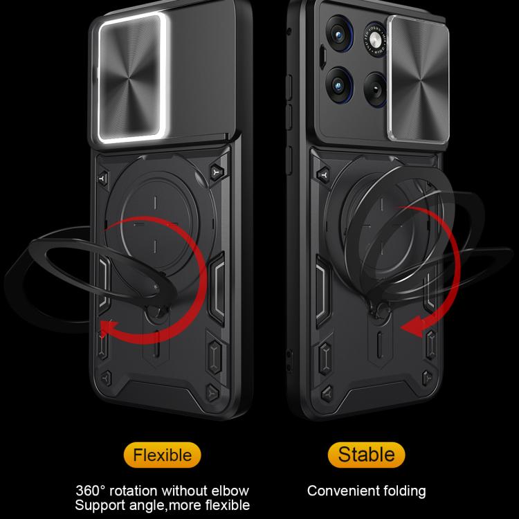 CD Texture Sliding Camshield Magnetic Holder Phone Case, For Motorola Moto G56 5G, For Motorola Moto G05, For Motorola Moto G 2025, For Motorola Moto G75 5G