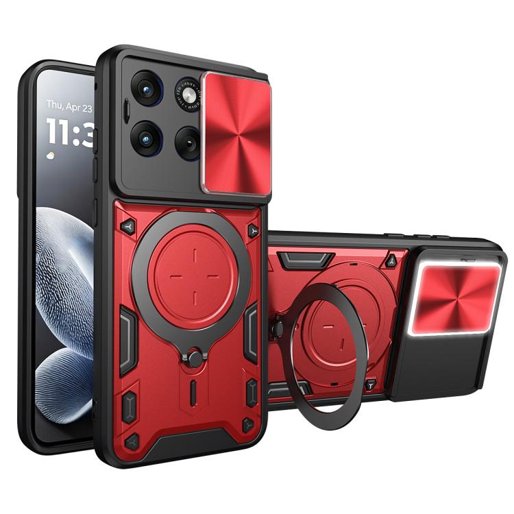 CD Texture Sliding Camshield Magnetic Holder Phone Case, For Motorola Moto G15 / G17 4G, For Motorola Edge 70 5G, For Motorola Moto G56 5G, For Motorola Moto G05