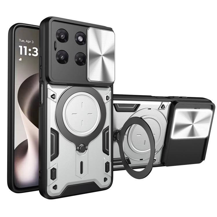 CD Texture Sliding Camshield Magnetic Holder Phone Case, For Motorola Moto G15 / G17 4G, For Motorola Edge 70 5G, For Motorola Moto G56 5G, For Motorola Moto G05