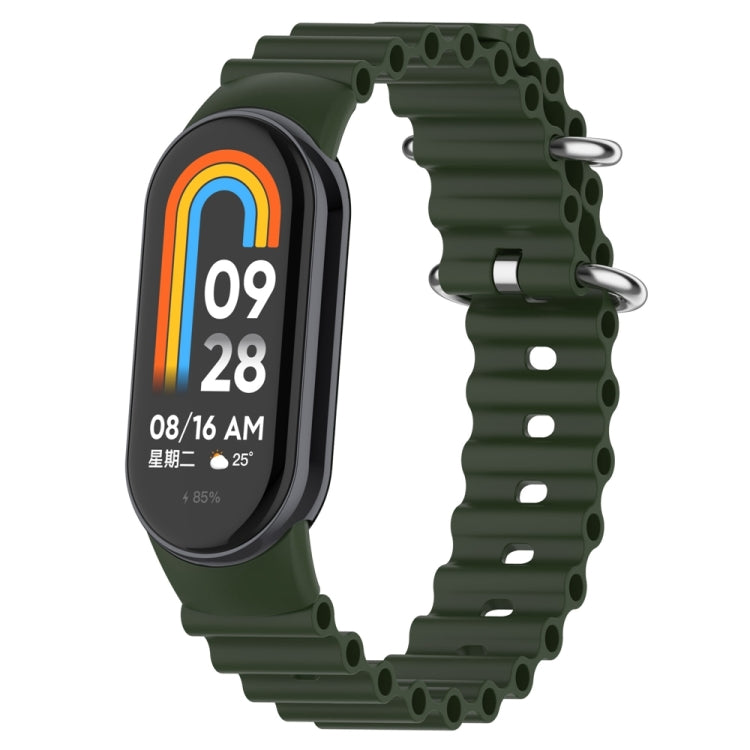 Ocean Silicone Watch Band, For Xiaomi Mi Band 8