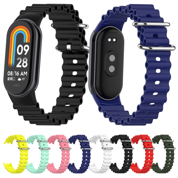 Ocean Silicone Watch Band, For Xiaomi Mi Band 8