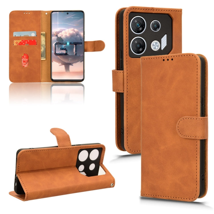 Skin Feel Magnetic Flip Leather Phone Case, For Infinix GT 10 Pro, For Infinix Hot 30 5G, For Infinix Note 30 5G, For Infinix Note 30i