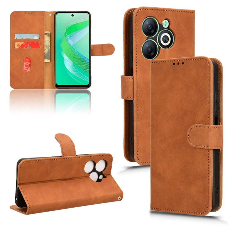 Skin Feel Magnetic Flip Leather Phone Case, For Infinix Note 40 5G, For Infinix Hot 40i, For Infinix Smart 8, For Infinix Zero 30 5G