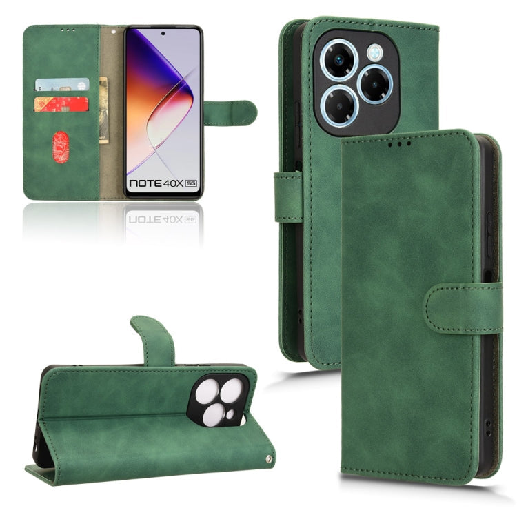 Skin Feel Magnetic Flip Leather Phone Case, For Infinix Note 40 5G, For Infinix Hot 40i, For Infinix Smart 8, For Infinix Zero 30 5G