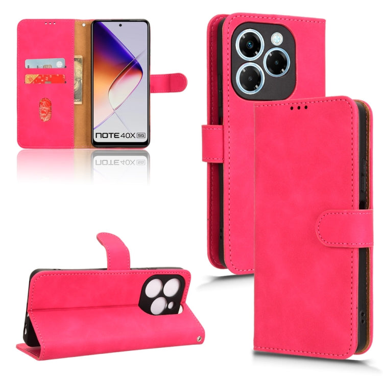 Skin Feel Magnetic Flip Leather Phone Case, For Infinix Note 40 5G, For Infinix Hot 40i, For Infinix Smart 8, For Infinix Zero 30 5G