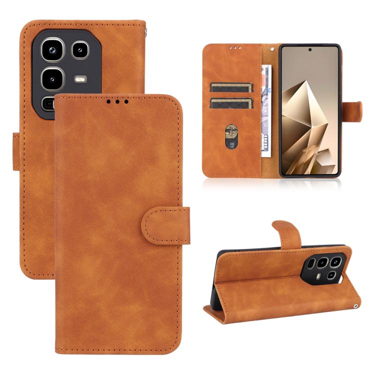 Skin Feel Magnetic Flip Leather Phone Case, For Infinix Hot 50 Pro, For Infinix Hot 50i / Smart 9, For Infinix Hot 50 Pro+, For Infinix Hot 50 4G