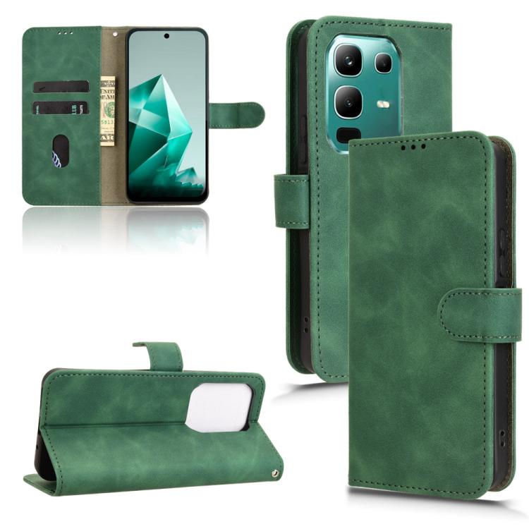 Skin Feel Magnetic Flip Leather Phone Case, For Infinix Hot 50 Pro, For Infinix Hot 50i / Smart 9, For Infinix Hot 50 Pro+, For Infinix Hot 50 4G