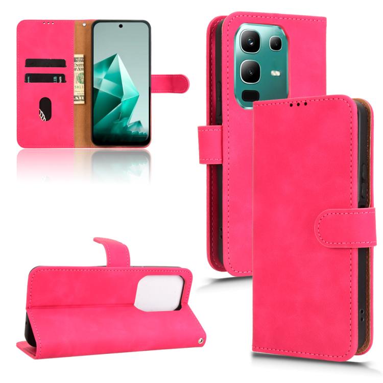 Skin Feel Magnetic Flip Leather Phone Case, For Infinix Hot 50 Pro, For Infinix Hot 50i / Smart 9, For Infinix Hot 50 Pro+, For Infinix Hot 50 4G