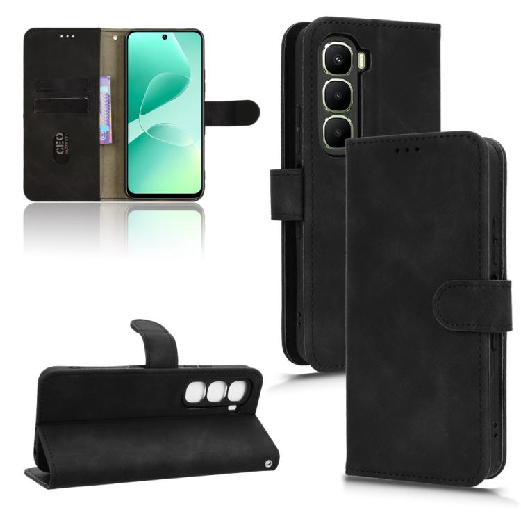 Skin Feel Magnetic Flip Leather Phone Case, For Infinix Smart 10 Plus 4G, For Infinix Note 50s, For Infinix Note 50x, For Infinix Note 50 Pro 4G