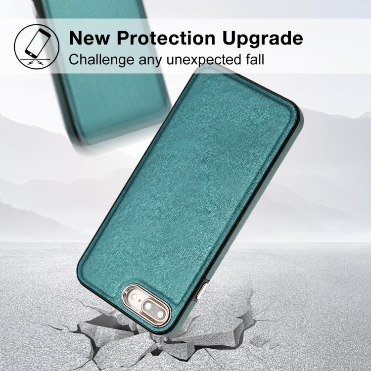 Leather Texture Full Coverage Phone Case, For iPhone 6s Plus / 7 Plus / 8 Plus