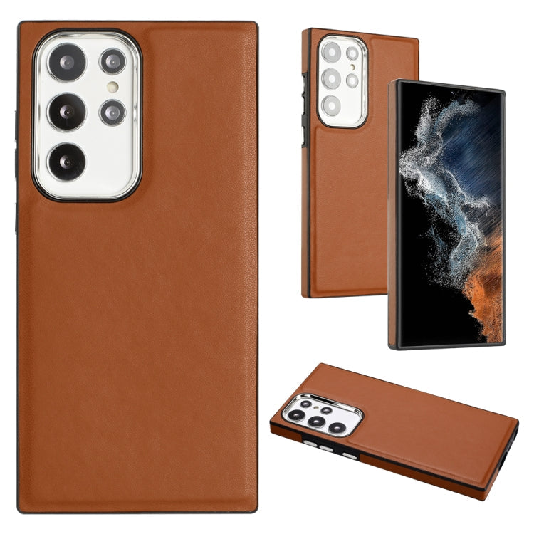 Leather Texture Full Coverage Phone Case, For Samsung Galaxy A54 5G, For Samsung Galaxy S23 Ultra, For Samsung Galaxy S23+, For Samsung Galaxy S23
