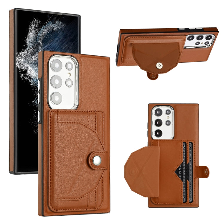 Shockproof Leather Phone Case with Card Holder, For Samsung Galaxy S23 Ultra, For Samsung Galaxy S23, For Samsung Galaxy A04 4G, For Samsung Galaxy A13 5G / A04S / M13 5G
