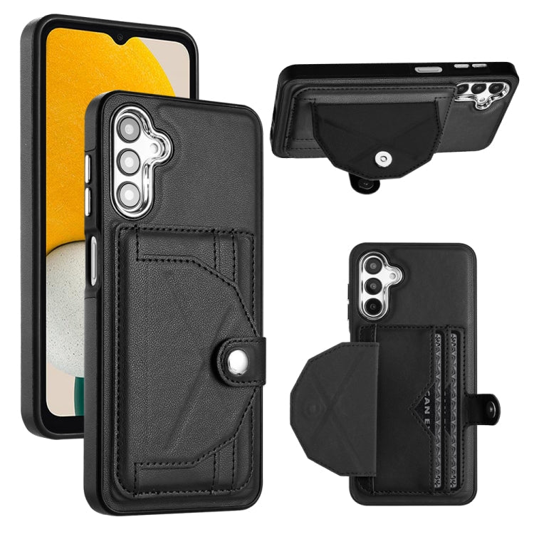 Shockproof Leather Phone Case with Card Holder, For Samsung Galaxy S23 Ultra, For Samsung Galaxy S23, For Samsung Galaxy A04 4G, For Samsung Galaxy A13 5G / A04S / M13 5G