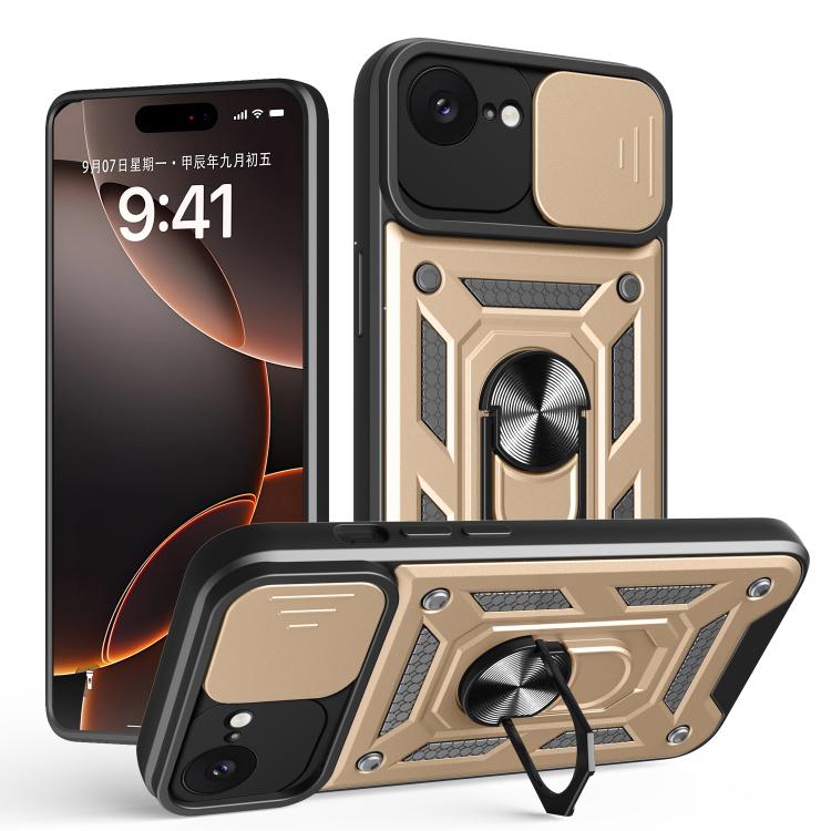 Sliding Camera Cover Design TPU+PC Phone Case, For iPhone 17e / 16e, For iPhone 17 Pro Max, For iPhone 17 Pro