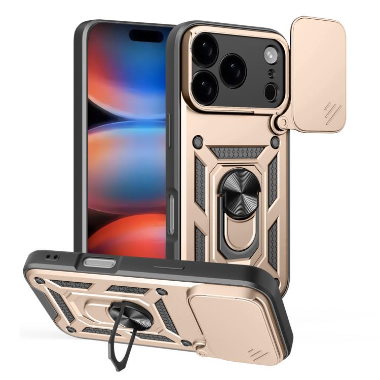 Sliding Camera Cover Design TPU+PC Phone Case, For iPhone 17e / 16e, For iPhone 17 Pro Max, For iPhone 17 Pro