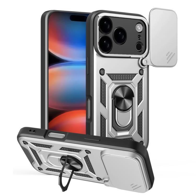 Sliding Camera Cover Design TPU+PC Phone Case, For iPhone 17e / 16e, For iPhone 17 Pro Max, For iPhone 17 Pro
