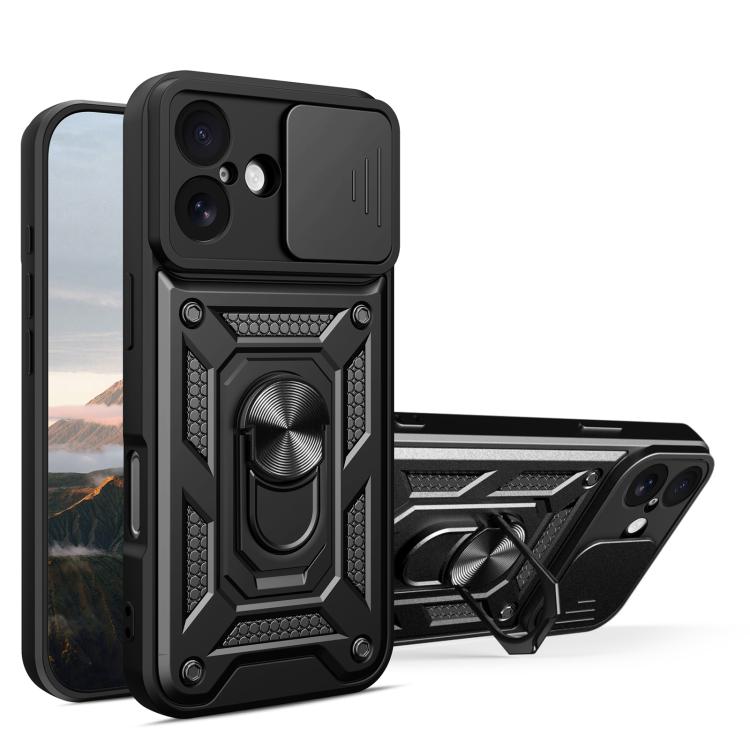Sliding Camera Cover Design TPU+PC Phone Case, For iPhone 17, For iPhone Air, For iPhone 16 Pro Max