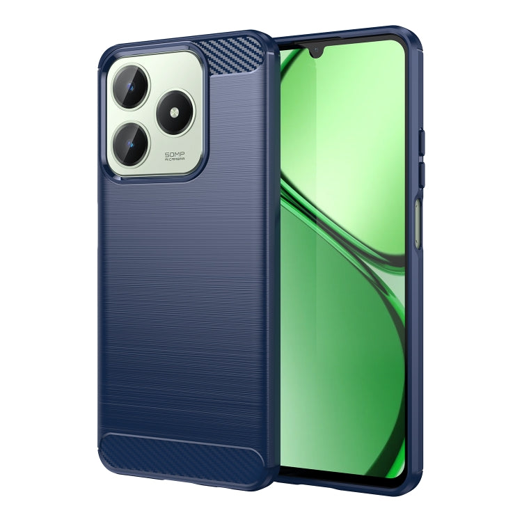 Carbon Fiber Brushed Texture TPU Phone Case, For Realme C75, For Realme GT 7 Pro, For Realme P1 Speed, For Realme 13 Pro 5G, For Realme 13 Pro+ 5G, For Realme GT 6, For Realme C61, For Realme C63