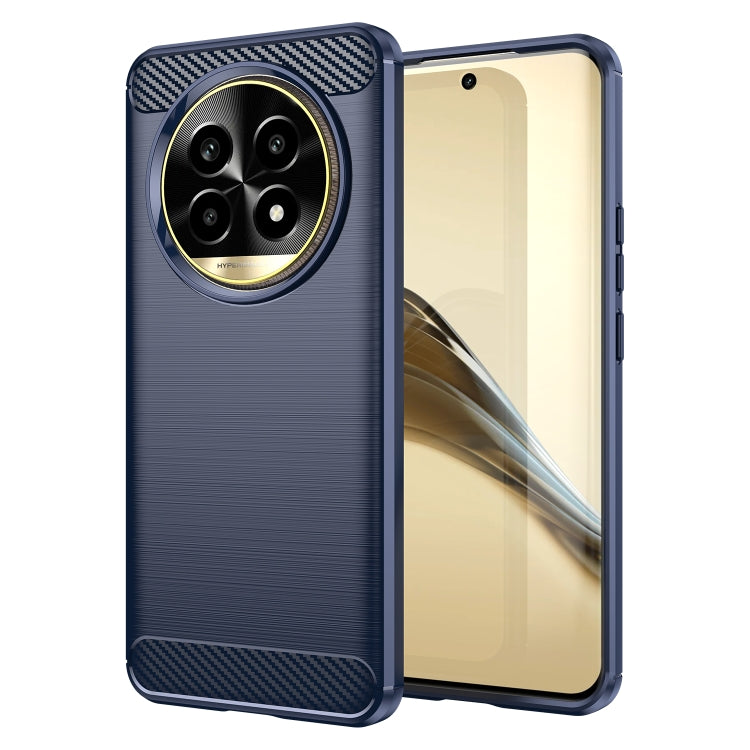 Carbon Fiber Brushed Texture TPU Phone Case, For Realme C75, For Realme GT 7 Pro, For Realme P1 Speed, For Realme 13 Pro 5G, For Realme 13 Pro+ 5G, For Realme GT 6, For Realme C61, For Realme C63