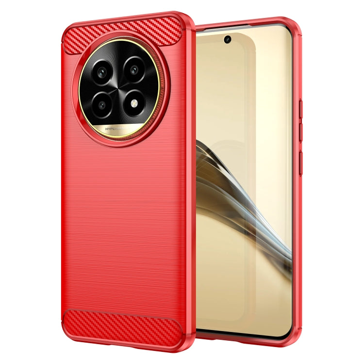 Carbon Fiber Brushed Texture TPU Phone Case, For Realme C75, For Realme GT 7 Pro, For Realme P1 Speed, For Realme 13 Pro 5G, For Realme 13 Pro+ 5G, For Realme GT 6, For Realme C61, For Realme C63