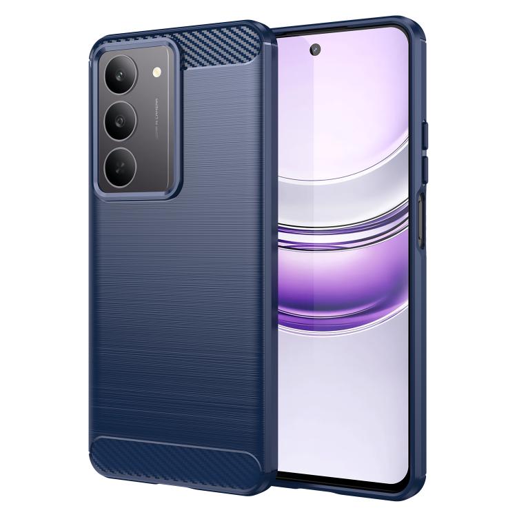 Carbon Fiber Brushed Texture TPU Phone Case, For Realme C75, For Realme GT 7 Pro, For Realme P1 Speed, For Realme 13 Pro 5G, For Realme 13 Pro+ 5G, For Realme GT 6, For Realme C61, For Realme C63