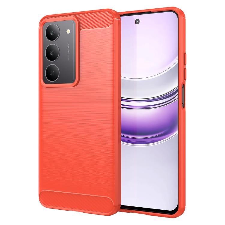 Carbon Fiber Brushed Texture TPU Phone Case, For Realme C75, For Realme GT 7 Pro, For Realme P1 Speed, For Realme 13 Pro 5G, For Realme 13 Pro+ 5G, For Realme GT 6, For Realme C61, For Realme C63