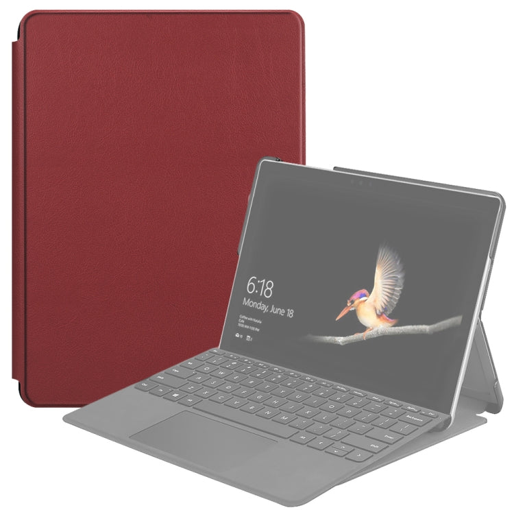 For Microsoft Surface Go 2 / Surface Go Voltage Elastic Texture Horizontal Flip Leather Case with Holder