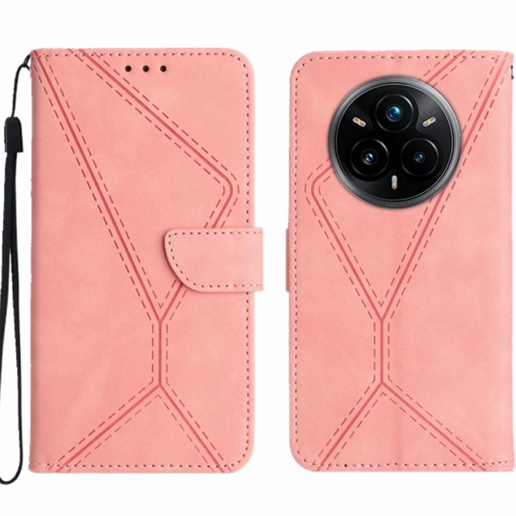Stitching Embossed Leather Phone Case, For Realme 14 5G Global / P3 5G Global, For Realme P3 Pro 5G Global, For Realme 14 Pro+ 5G, For Realme C75 4G