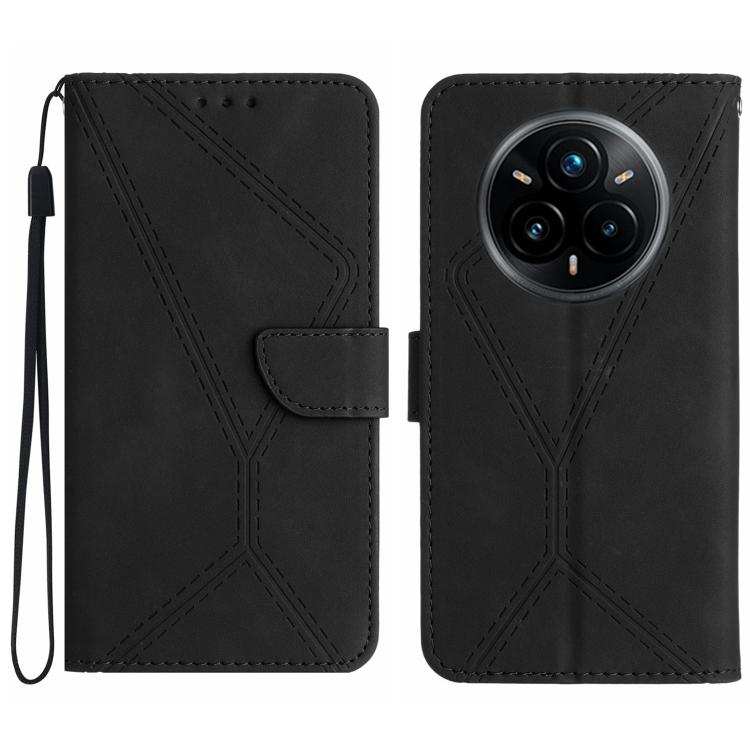 Stitching Embossed Leather Phone Case, For Realme 14 5G Global / P3 5G Global, For Realme P3 Pro 5G Global, For Realme 14 Pro+ 5G, For Realme C75 4G
