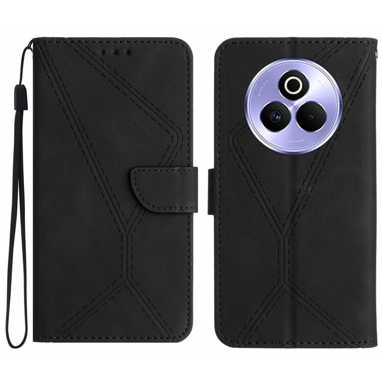 Stitching Embossed Leather Phone Case, For Realme 14 5G Global / P3 5G Global, For Realme P3 Pro 5G Global, For Realme 14 Pro+ 5G, For Realme C75 4G