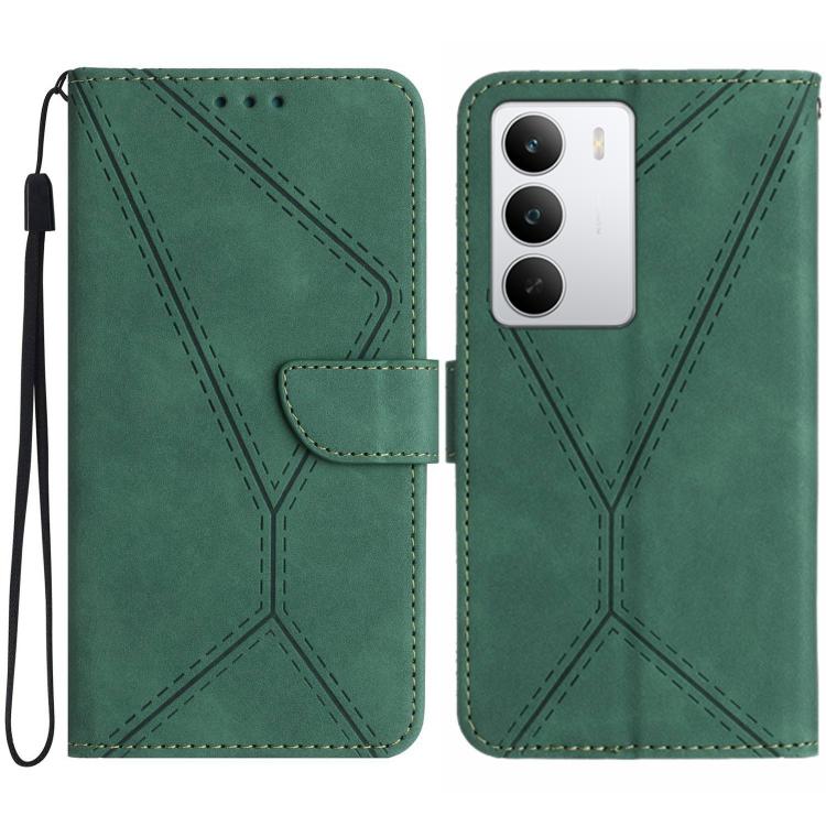 Stitching Embossed Leather Phone Case, For Realme 15T 5G, For Realme 15 5G Global / 15 Pro 5G Global, For Realme C71 4G, For Realme C75 5G