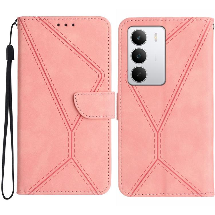 Stitching Embossed Leather Phone Case, For Realme 15T 5G, For Realme 15 5G Global / 15 Pro 5G Global, For Realme C71 4G, For Realme C75 5G