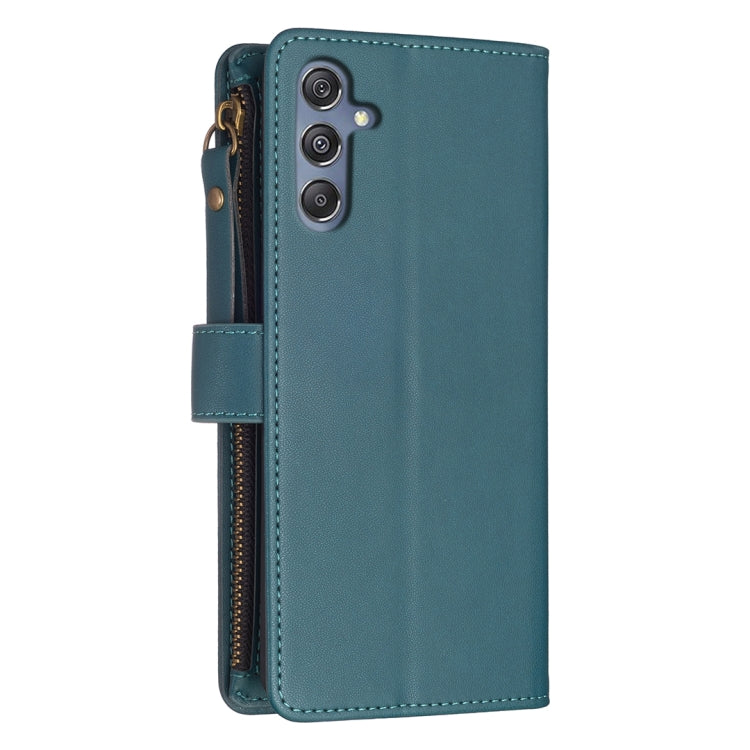 9 Card Slots Zipper Wallet Leather Flip Phone Case, For Samsung Galaxy S24 Ultra 5G, For Samsung Galaxy A35, For Samsung Galaxy A25 5G, For Samsung Galaxy M34 5G