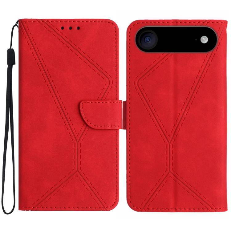 Stitching Embossed Leather Phone Case, For iPhone Air, For iPhone 16 Pro Max, For iPhone 16 Pro, For iPhone 16 Plus