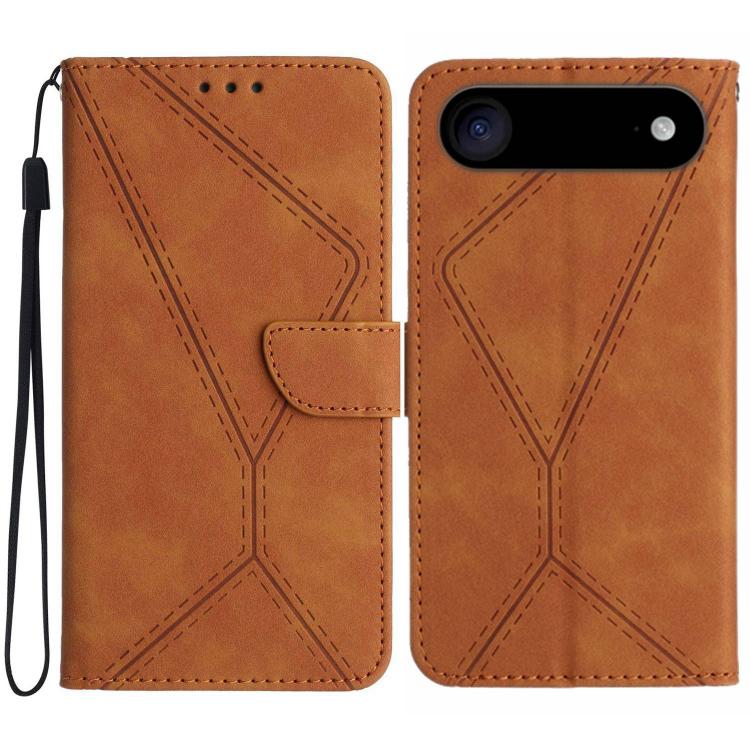 Stitching Embossed Leather Phone Case, For iPhone Air, For iPhone 16 Pro Max, For iPhone 16 Pro, For iPhone 16 Plus